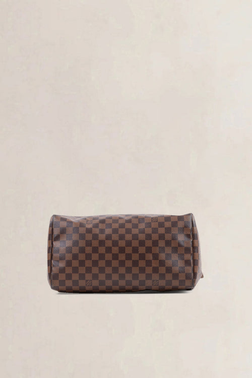 Louis Vuitton Damier Ebene Speedy 35 Top Handle Bag