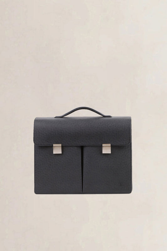 Louis Vuitton Taiga Serviette Kazan Business Briefcase