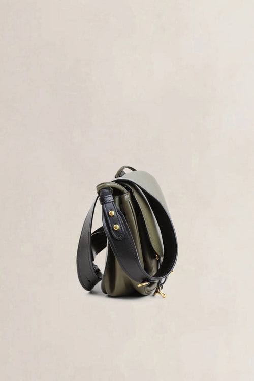 Prada Green Saffiano Corsaire Hunting Crossbody Bag