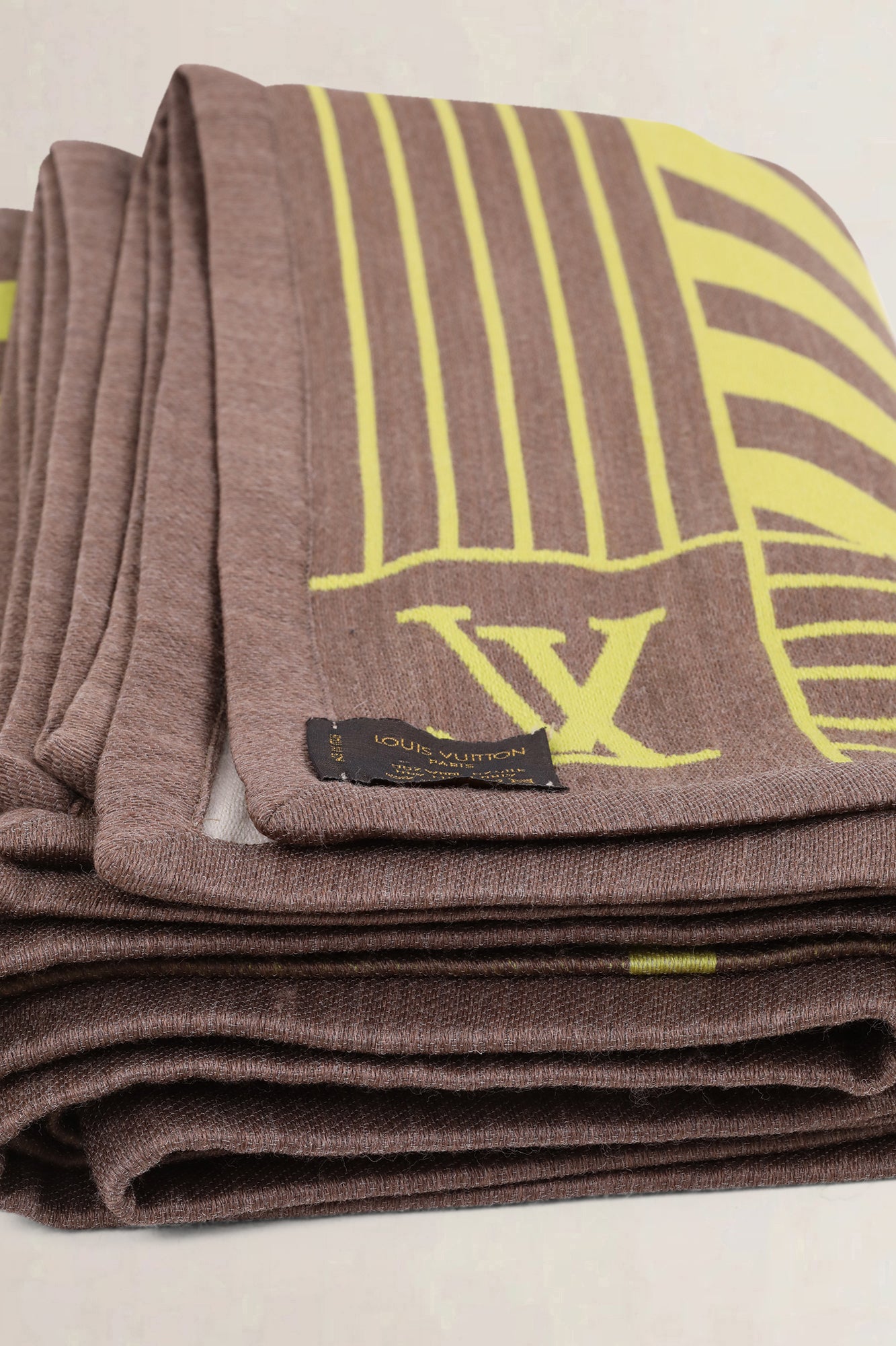 Louis Vuitton Karakoram Reversible Wool & Silk Blanket