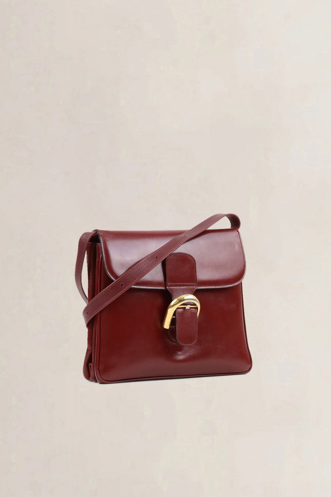 Delvaux Burgundy Festival Crossbody Bag