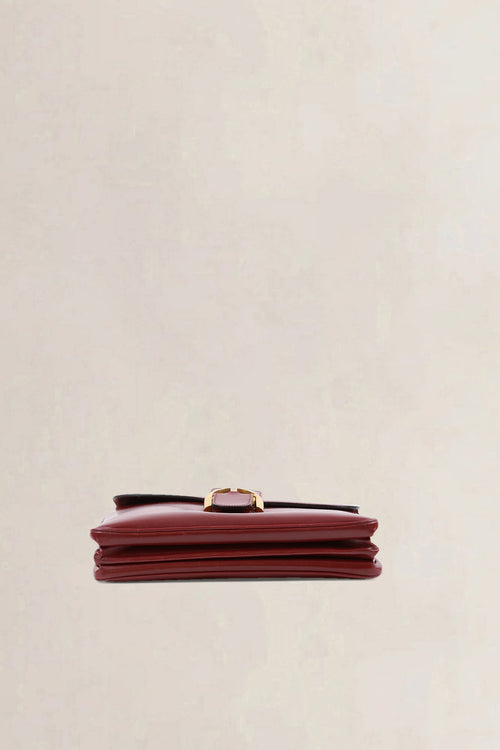 Delvaux Burgundy Festival Crossbody Bag