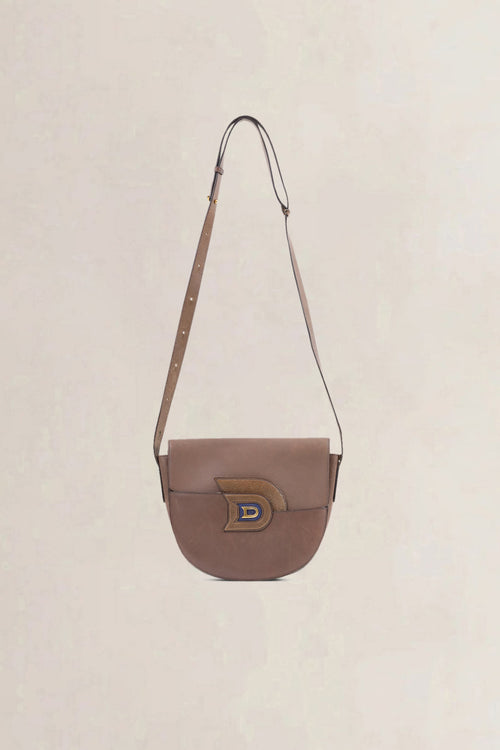 Delvaux Brown Leather Crossbody Bag