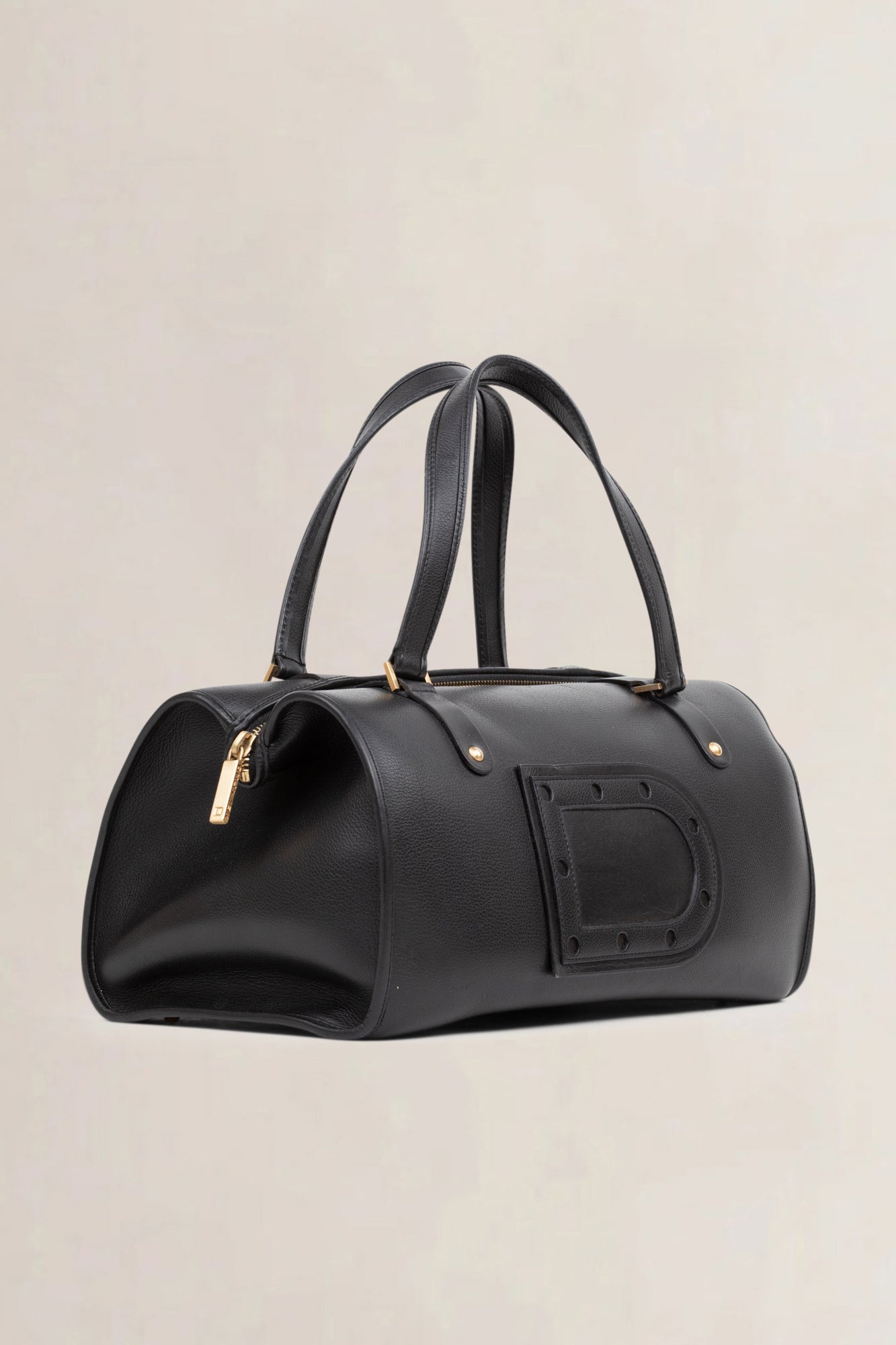 Delvaux Black Astrid GM Top Handle Bag