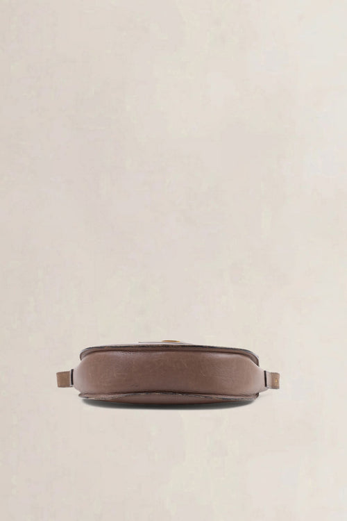 Delvaux Brown Leather Crossbody Bag