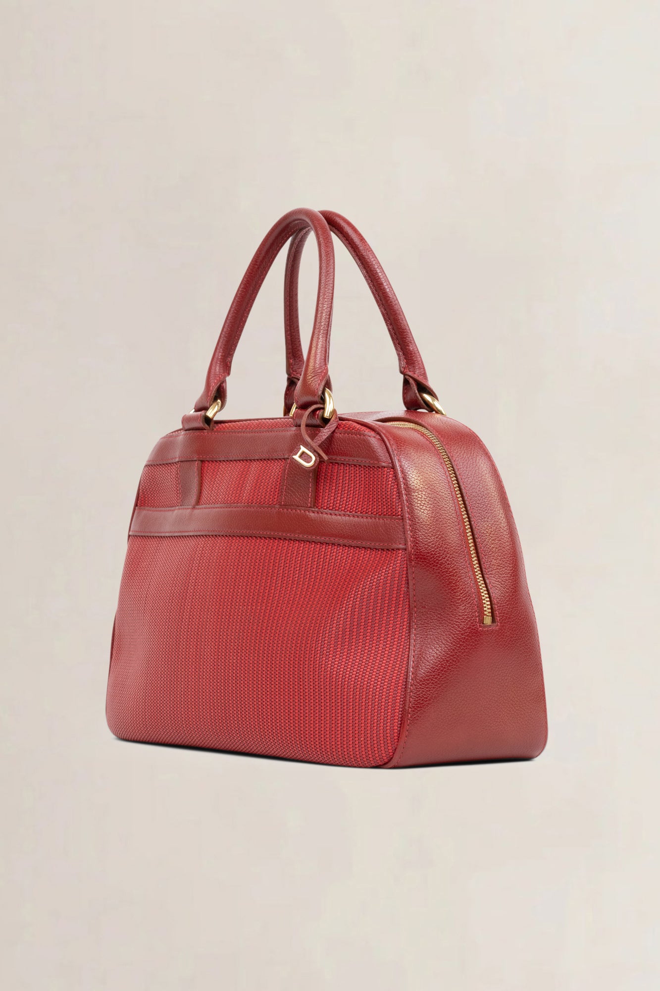 Delvaux Rosso Parole GM Top Handle Bag