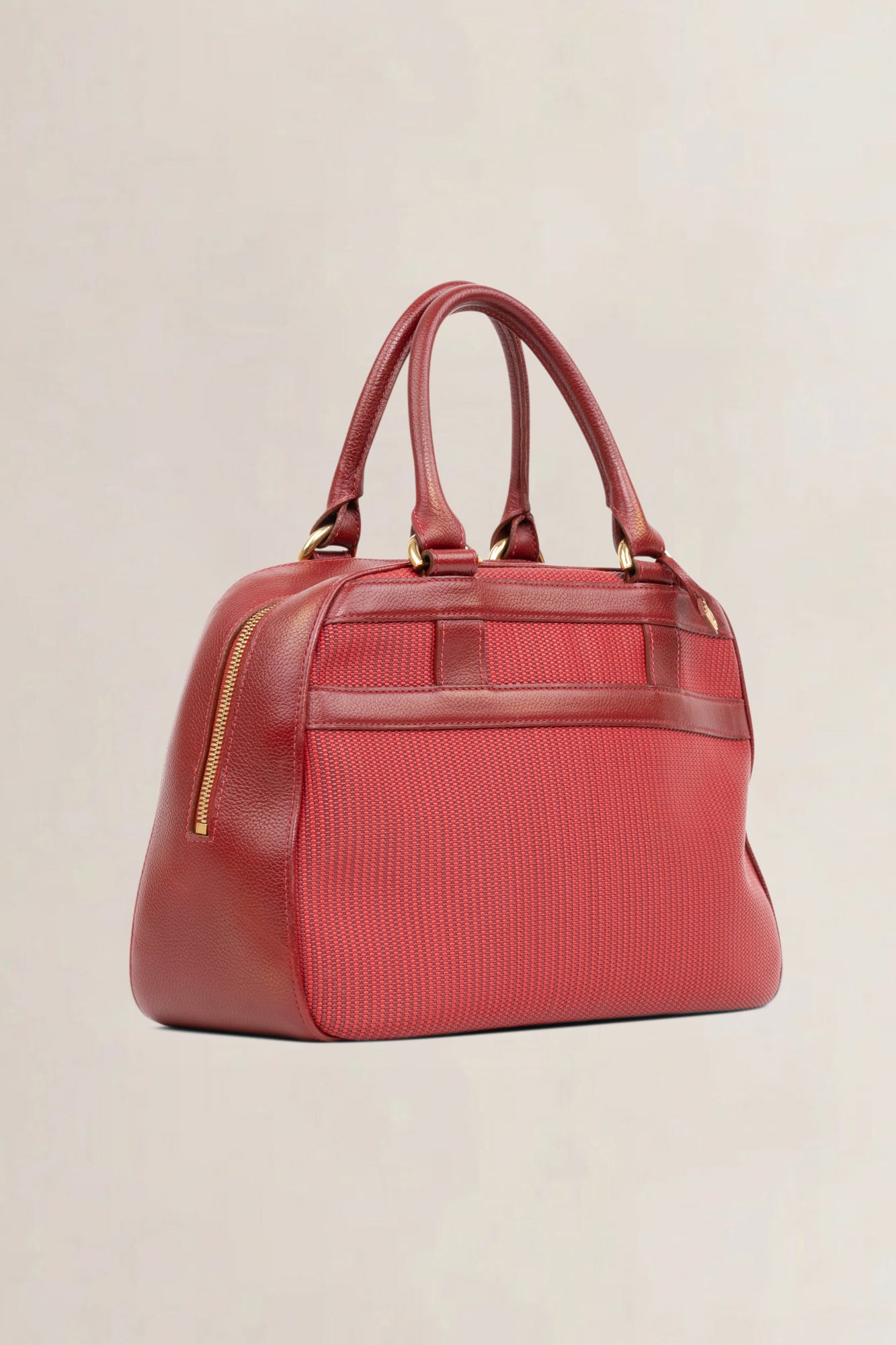 Delvaux Rosso Parole GM Top Handle Bag