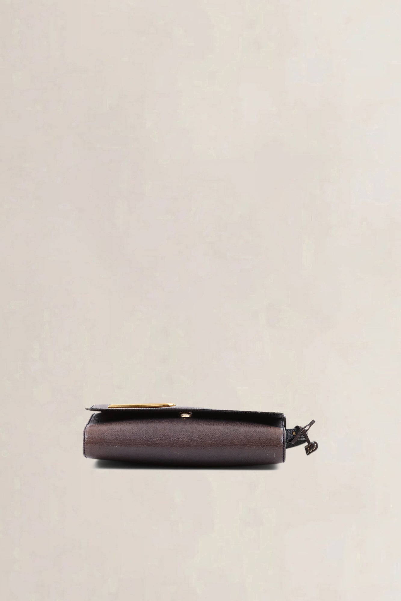 Delvaux Brown Leather Diadème Crossbody Bag