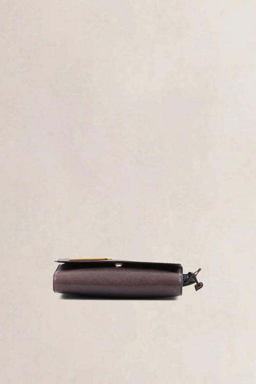 Delvaux Brown Leather Diadème Crossbody Bag