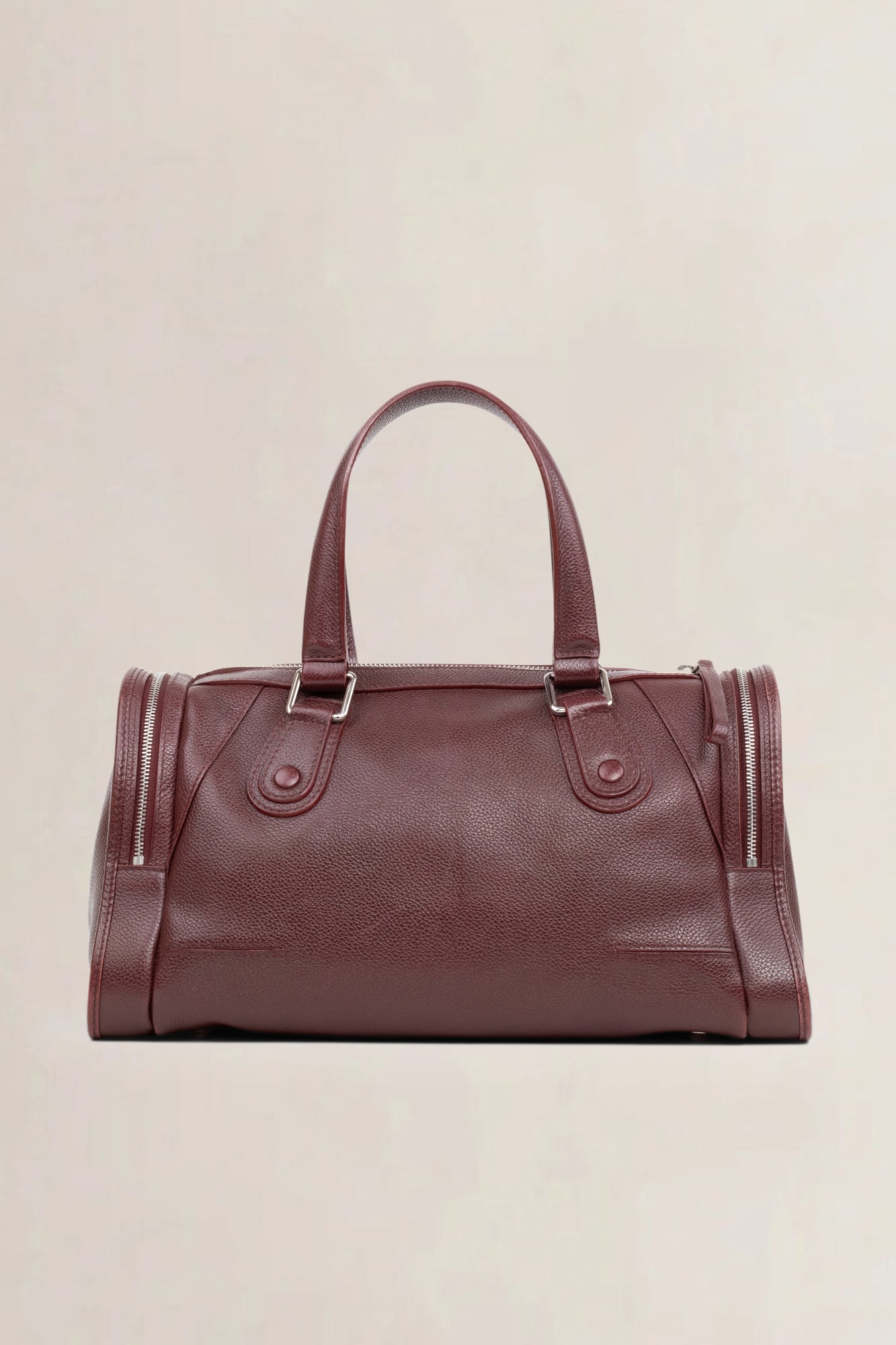 Delvaux Dimanche Bordeaux Top Handle Bag