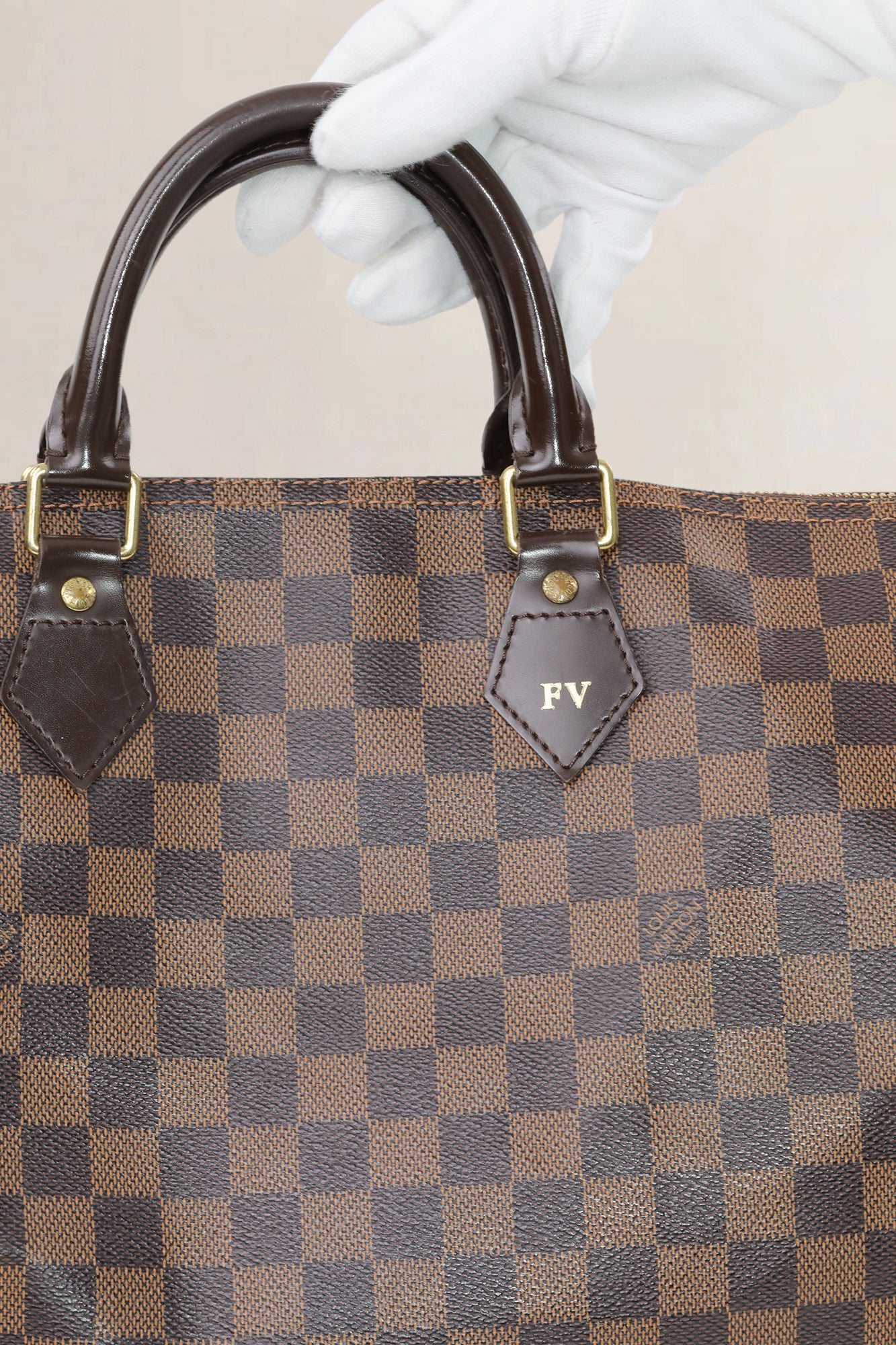 Louis Vuitton Damier Ebene Speedy 35 — vintage