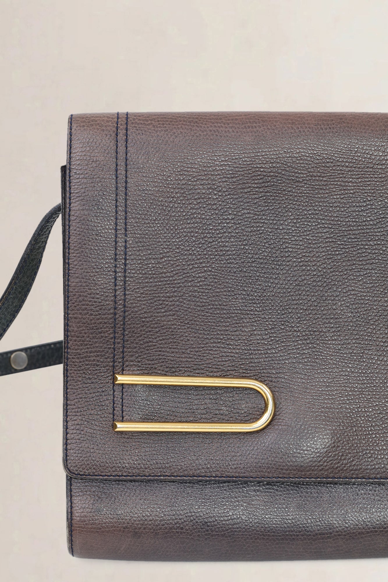 Delvaux Brown Leather Diadème — preloved