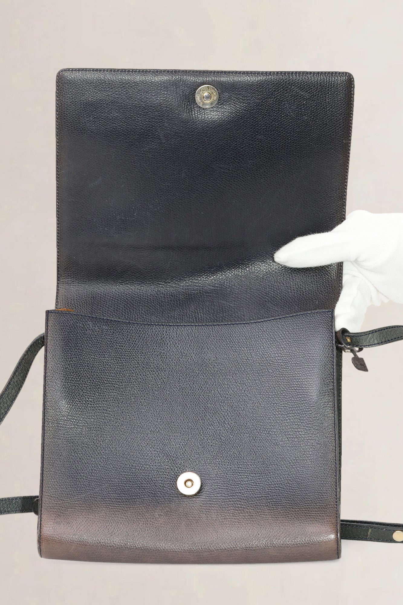 Delvaux Brown Leather Diadème — preloved