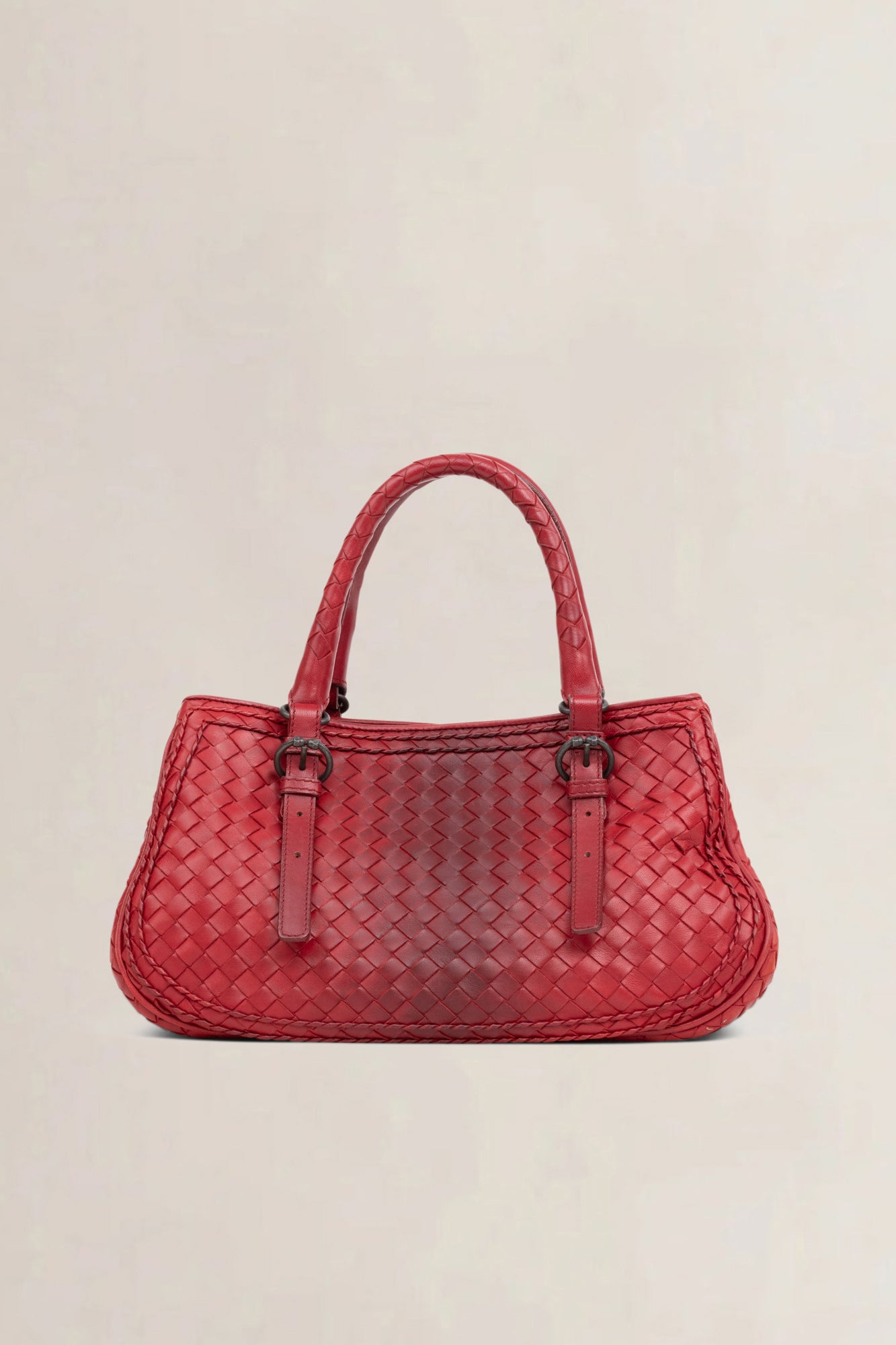 Bottega Veneta Intrecciato Nappa Montaigne Satchel Top Handle Bag