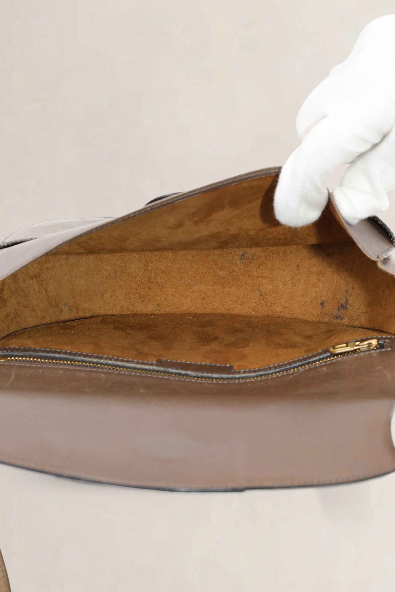 Delvaux Brown Leather Crossbody Bag
