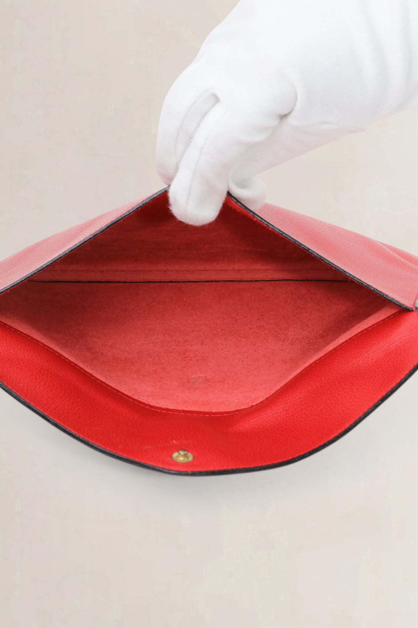 Delvaux Red Leather — preloved