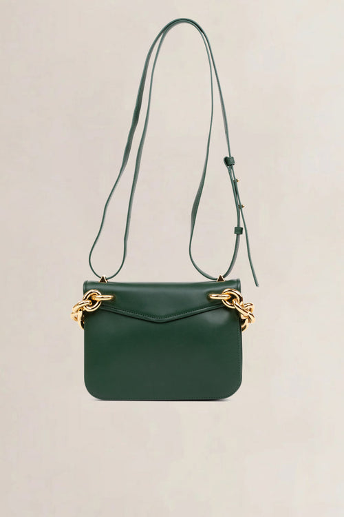 Bottega Veneta Green Mount Envelope Small Crossbody Bag