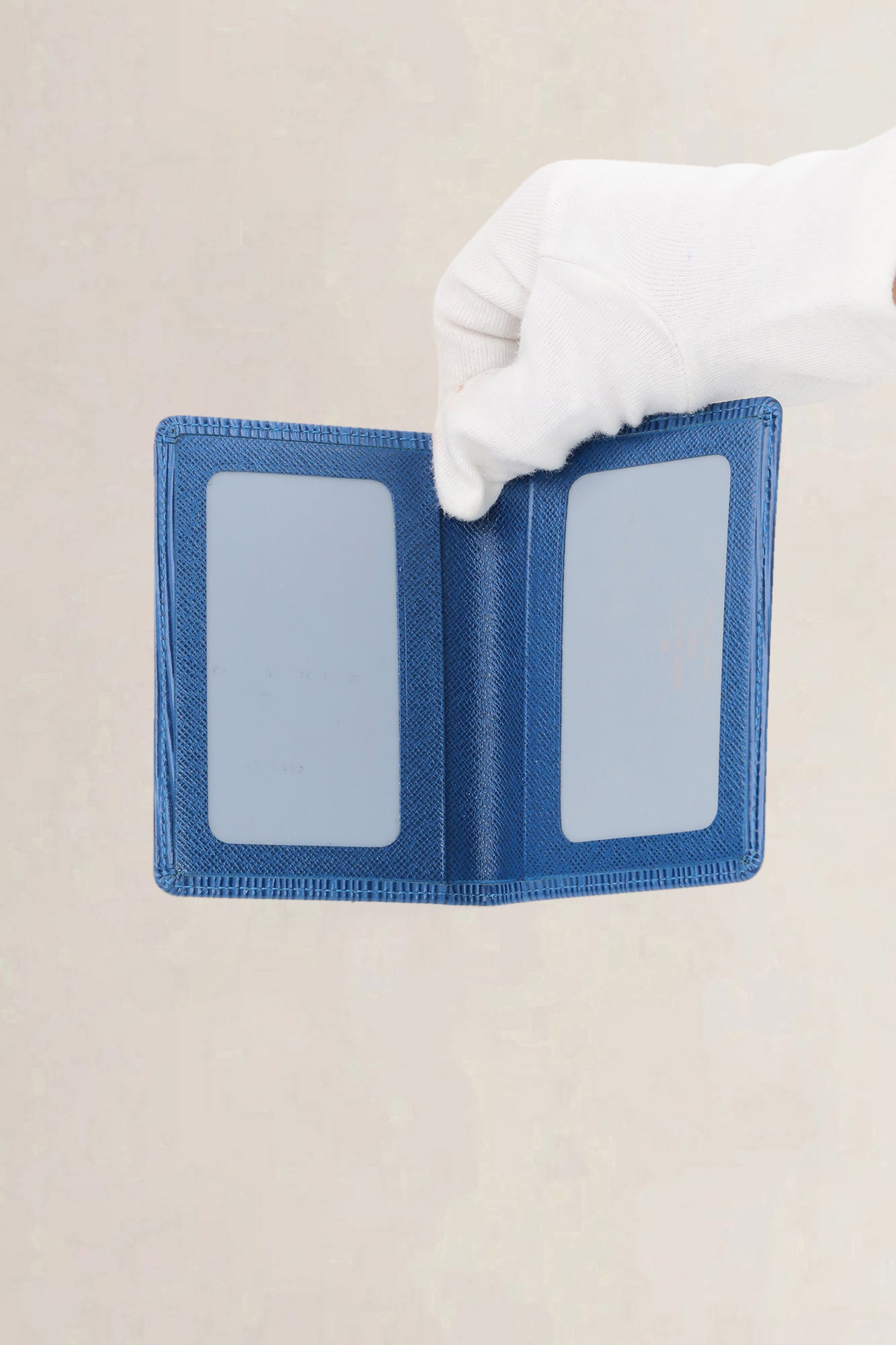 Louis Vuitton Blue Epi Leather Cardholder