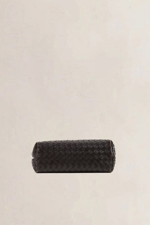 Bottega Veneta Brown Intrecciato Leather Medium Andiamo Shoulder Bag
