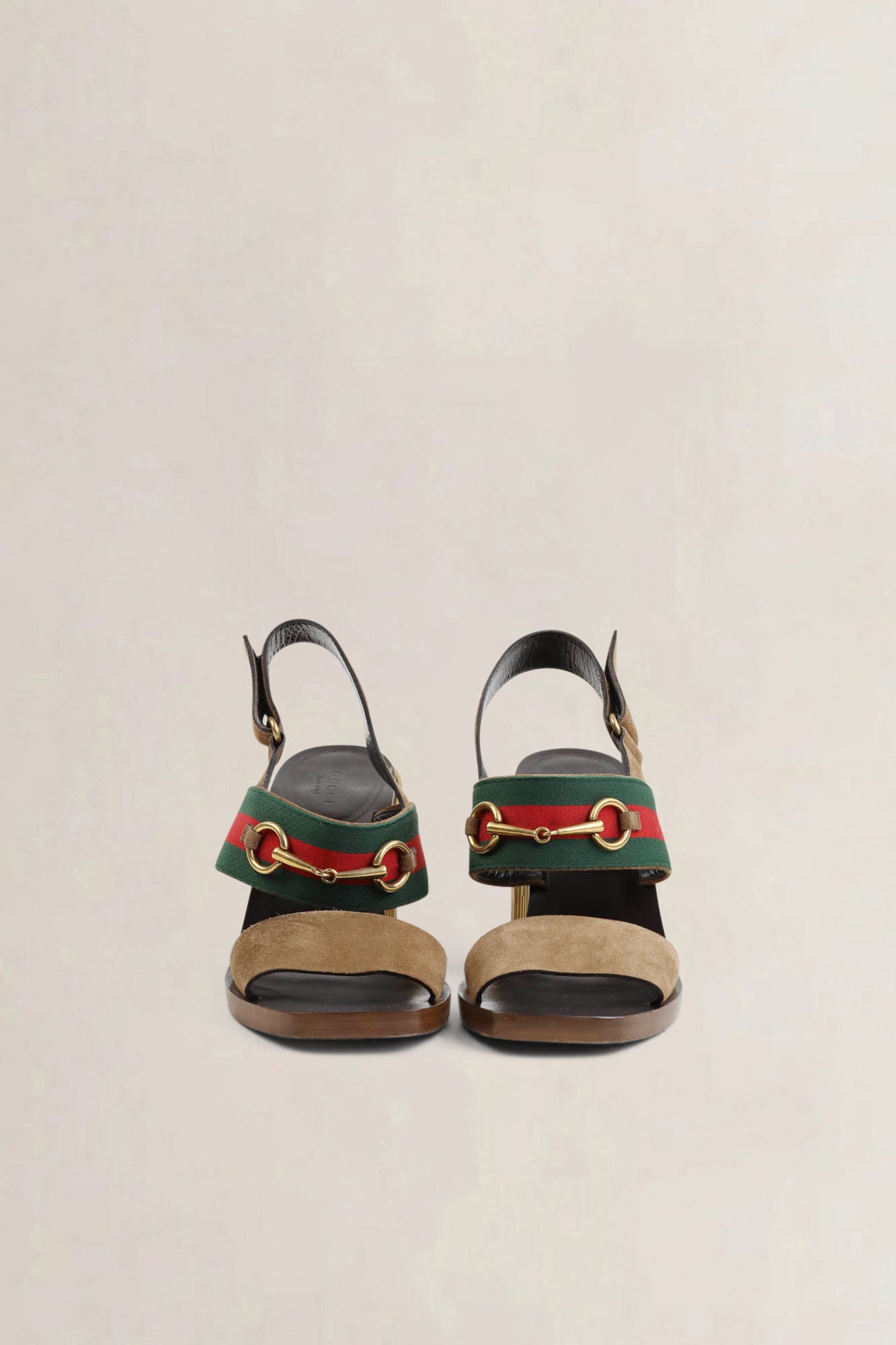 Gucci Horsebit Slingback Block Heels