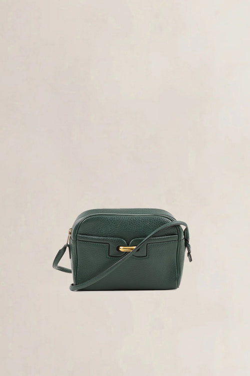 Delvaux Green Leather Crossbody Bag