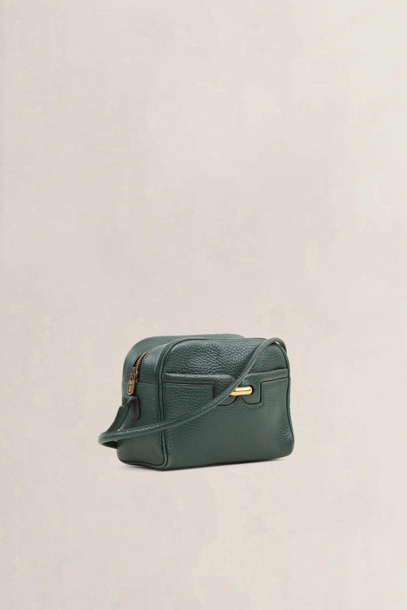 Delvaux Green Leather Crossbody Bag