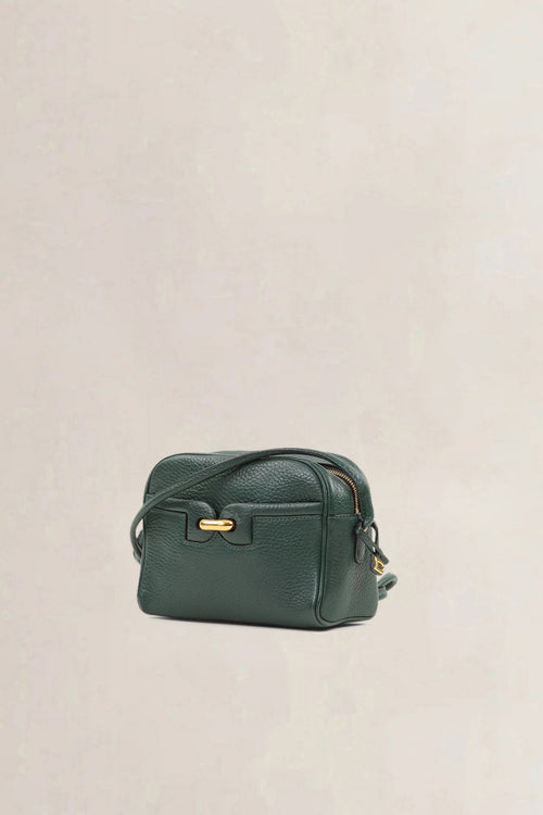 Delvaux Green Leather Crossbody Bag