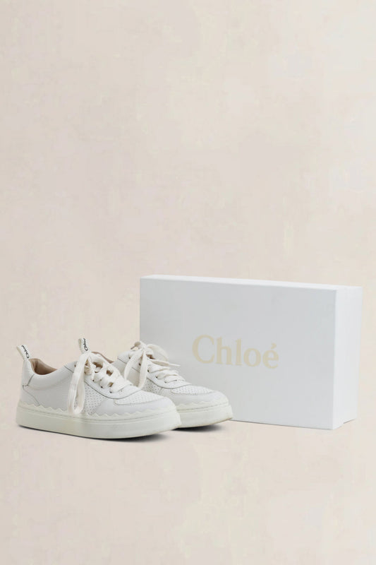 Chloé White Lauren Sneakers