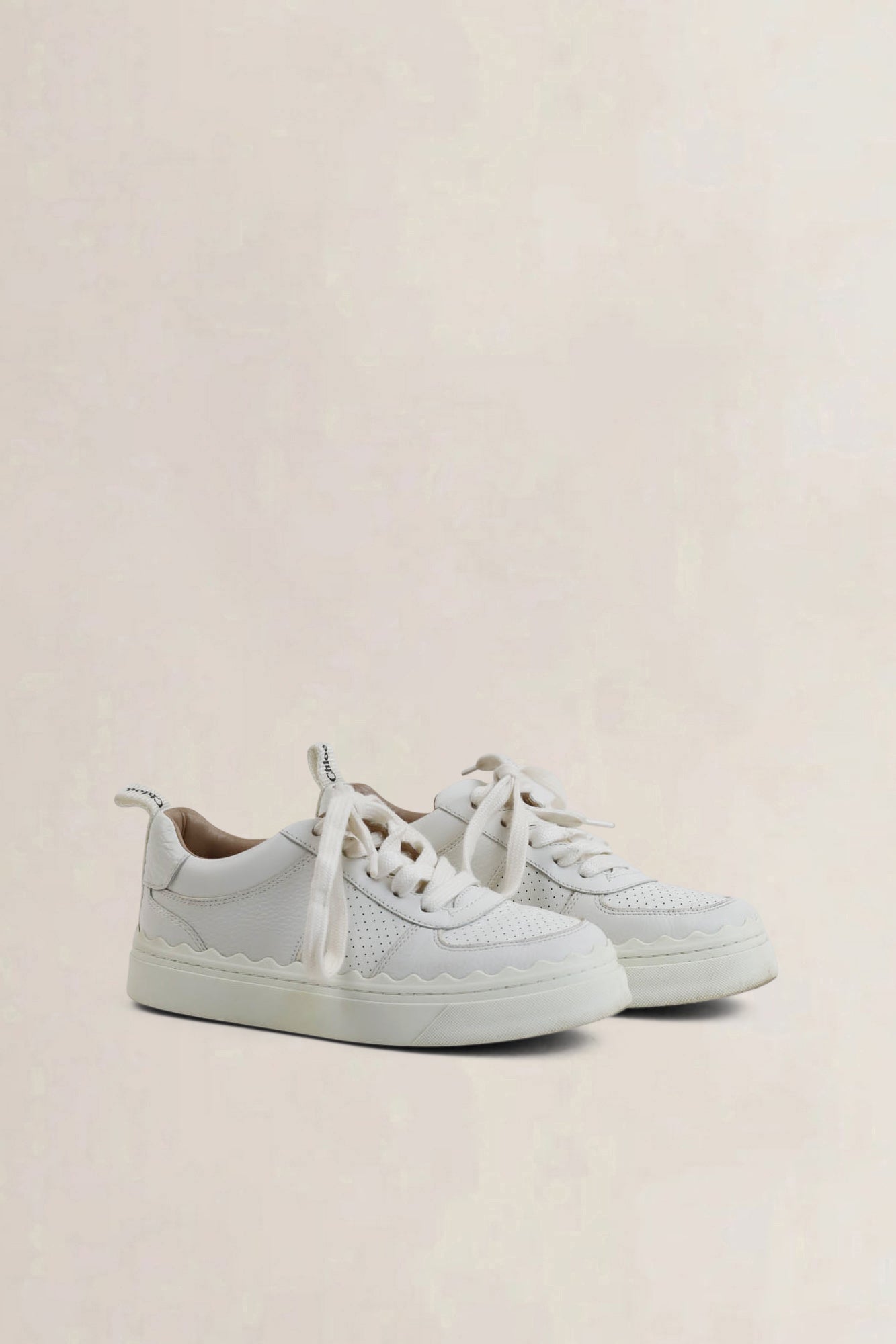 Chloé White Lauren Sneakers