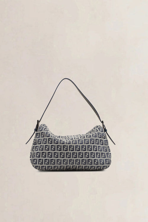 Fendi Blue Zucchino Shoulder Bag