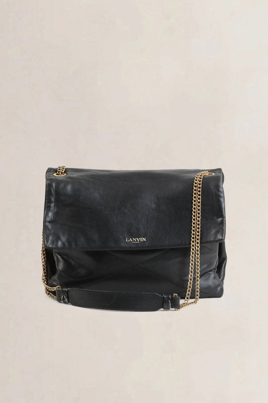 Lanvin Black Sugar Shoulder Bag