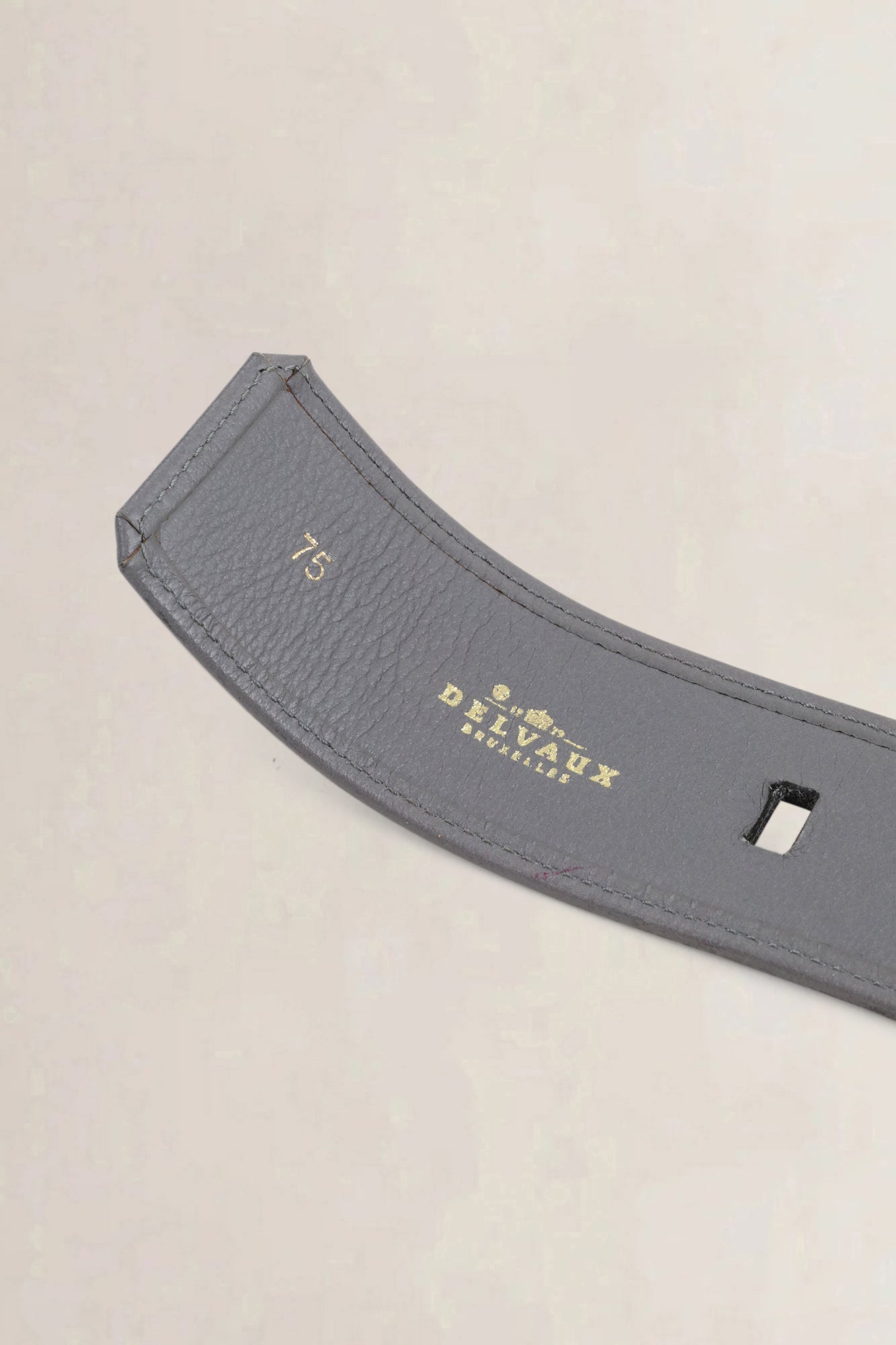 Delvaux Blue/Grey Belt