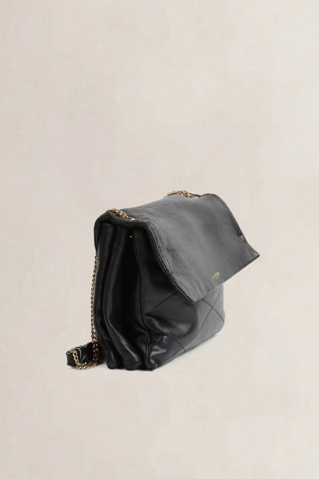 Lanvin Black Sugar Shoulder Bag