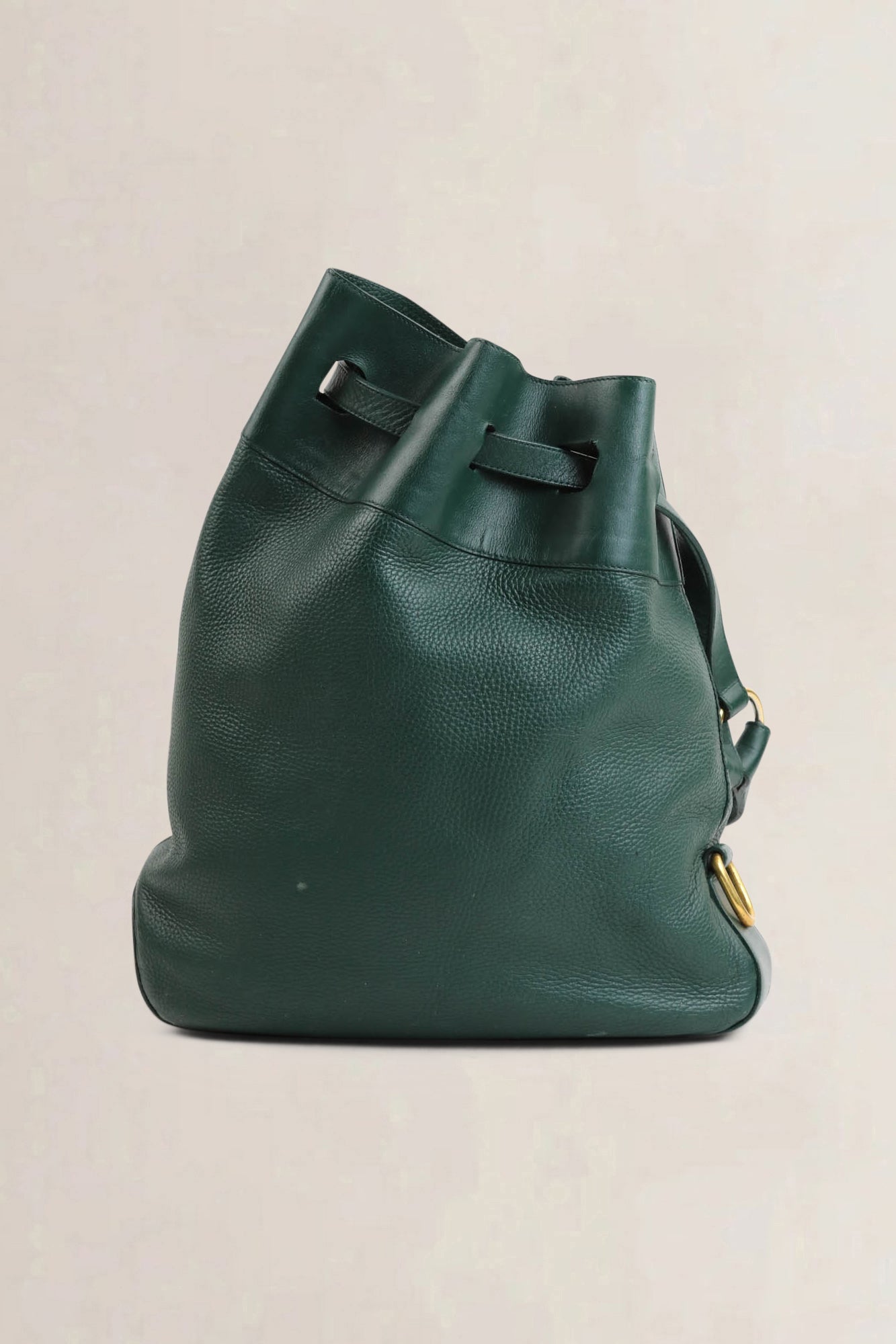 Delvaux Green Cattogan Trotteur Shoulder Bag