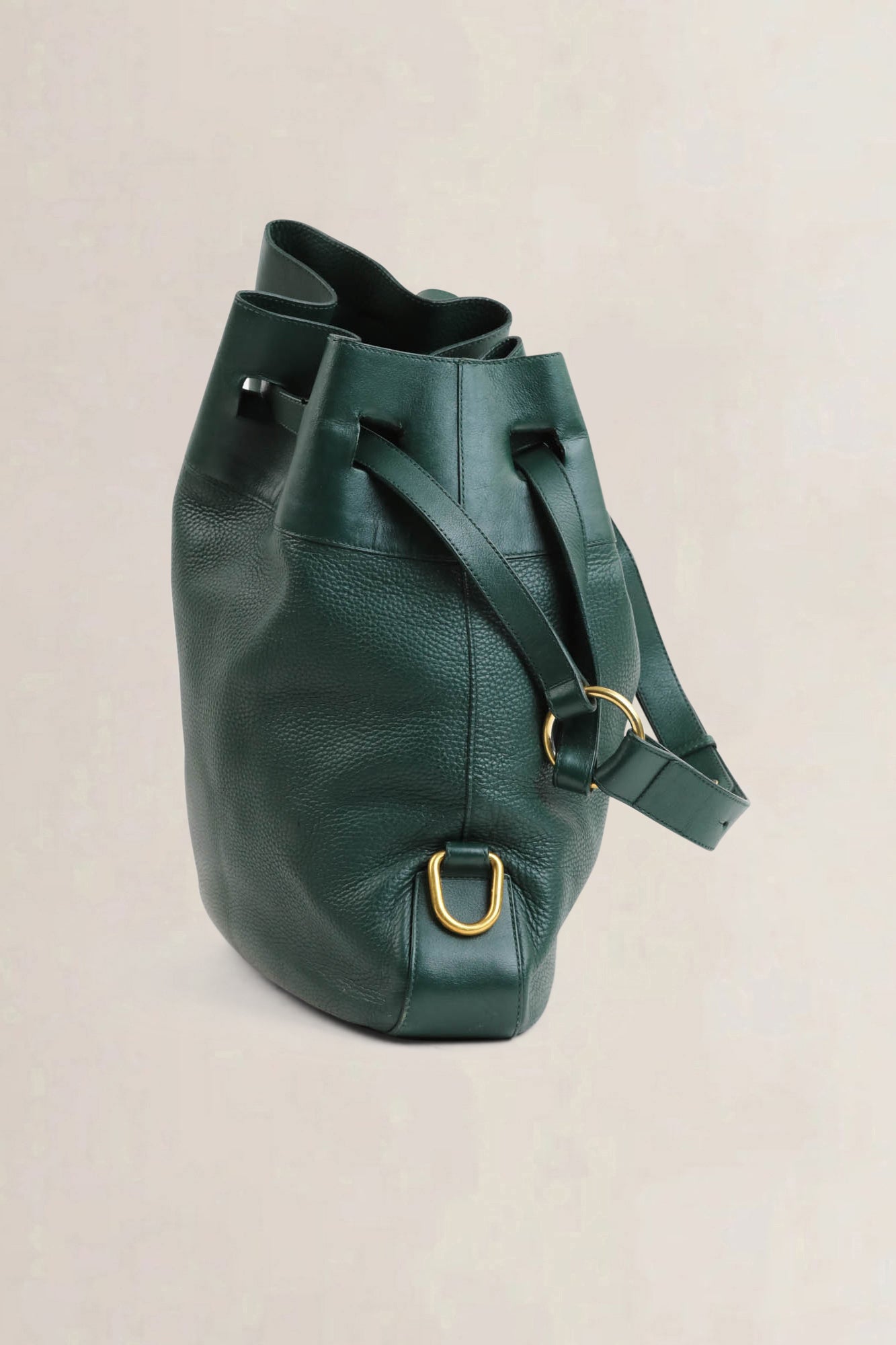 Delvaux Green Cattogan Trotteur Shoulder Bag