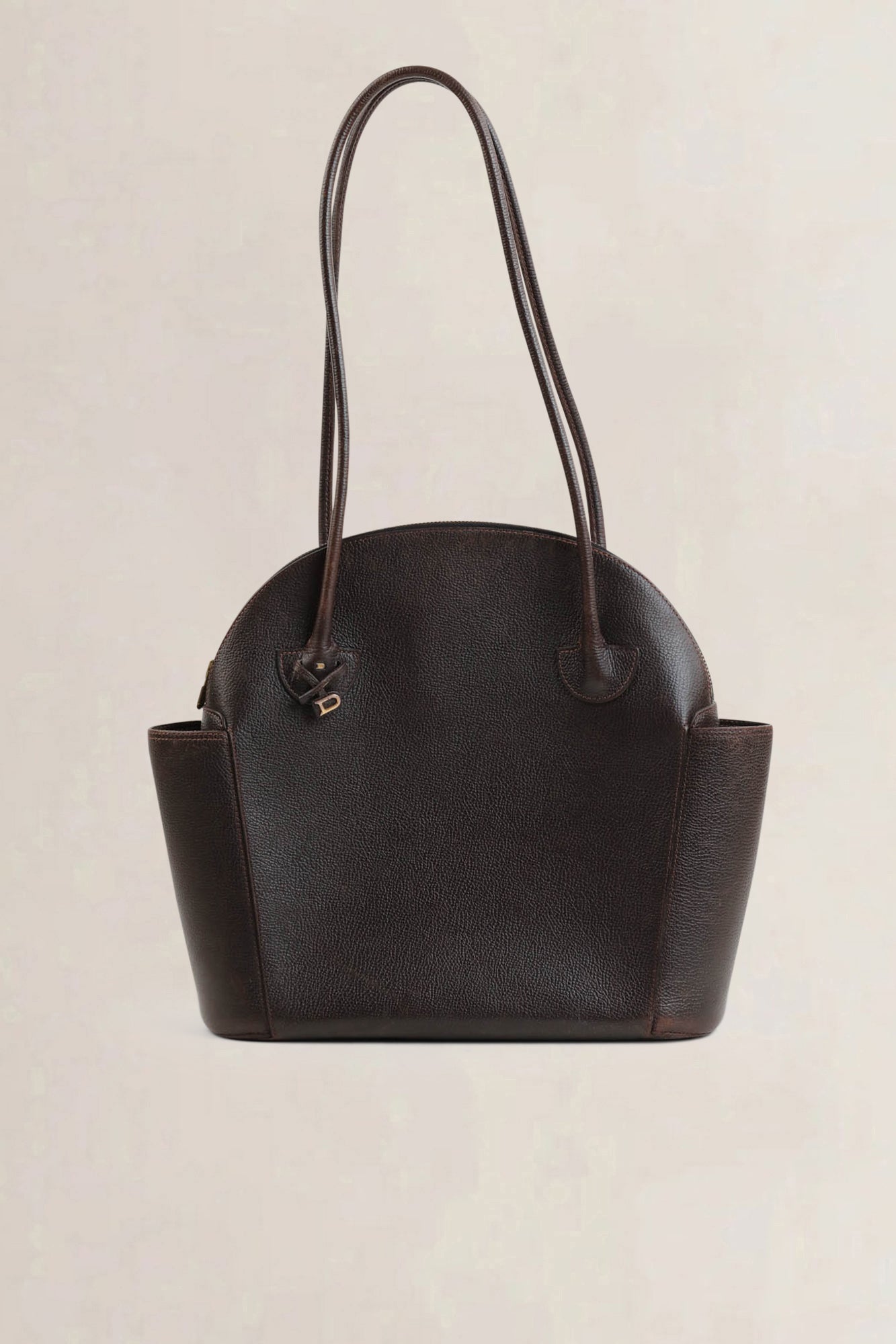 Delvaux Brown Mousson Shoulder Bag