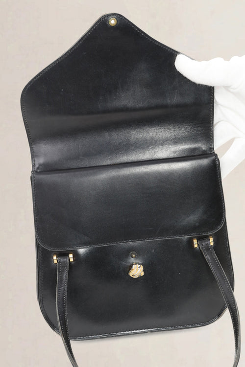 Delvaux Vintage Black Top Handle Bag
