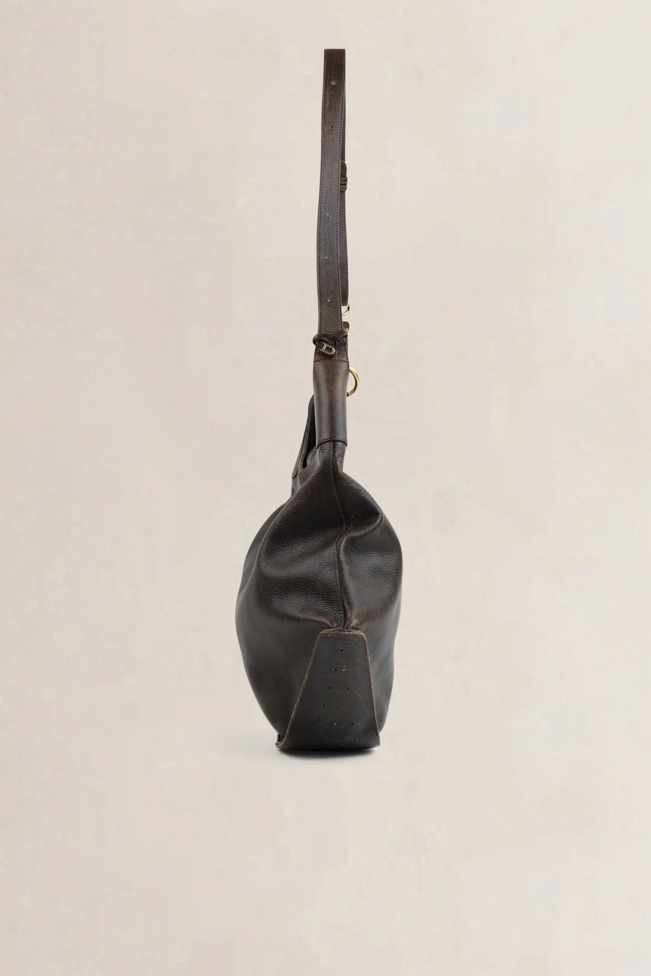 Delvaux Brown Satan Shoulder Bag