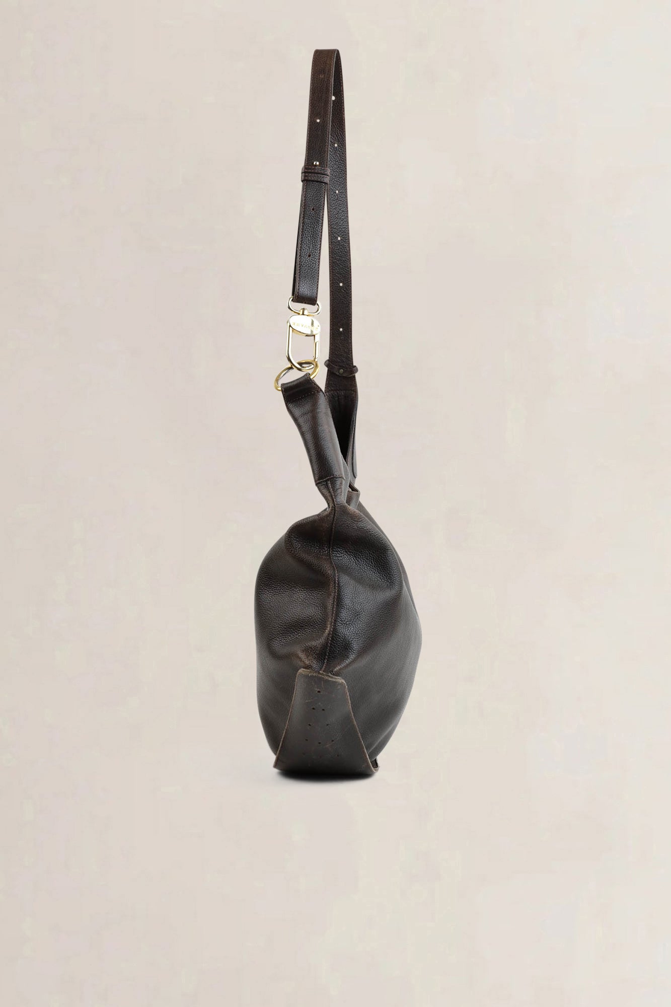 Delvaux Brown Satan Shoulder Bag