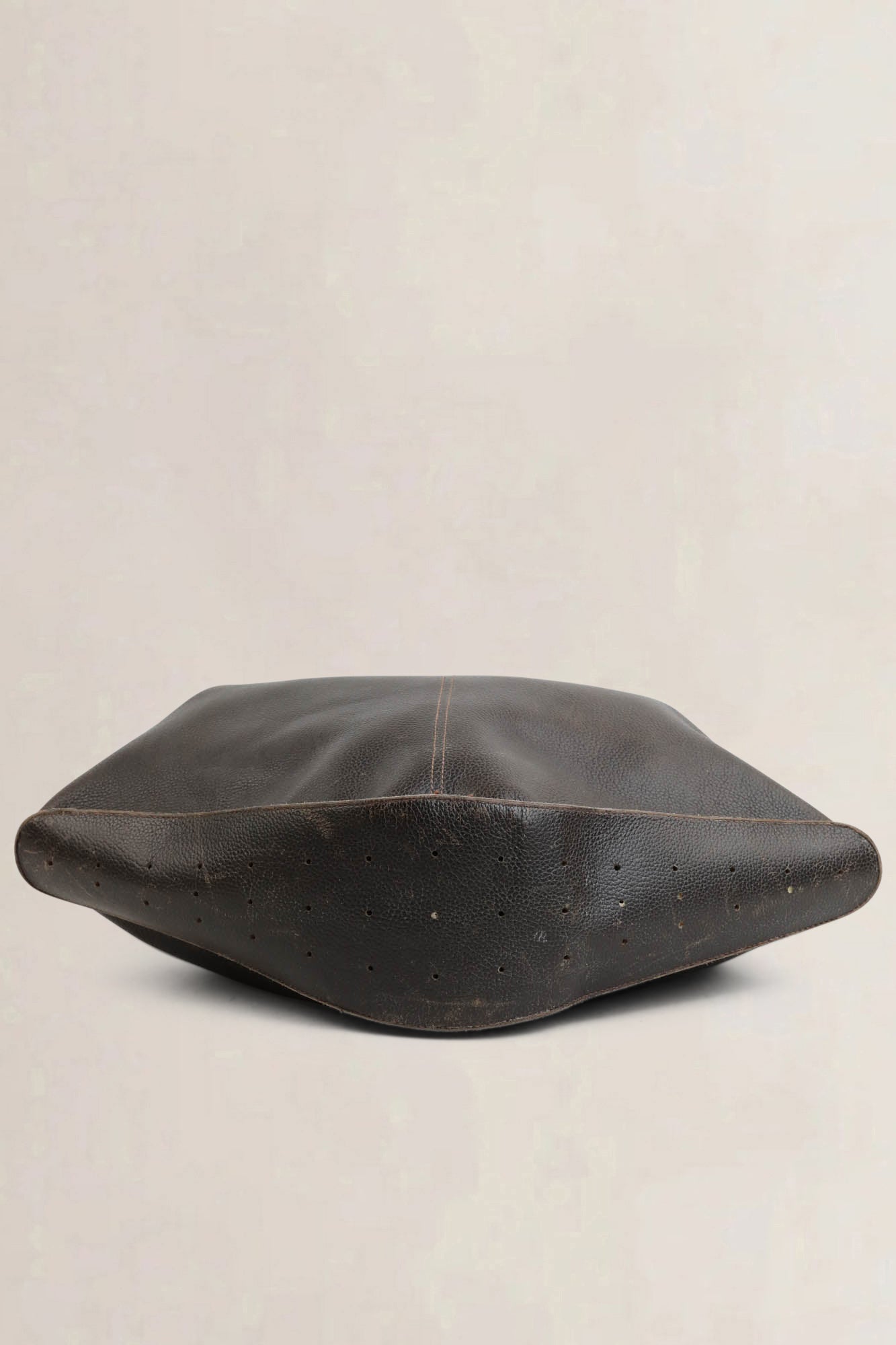 Delvaux Brown Satan Shoulder Bag