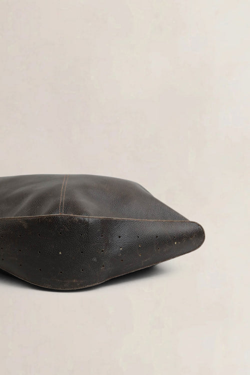 Delvaux Brown Satan Shoulder Bag