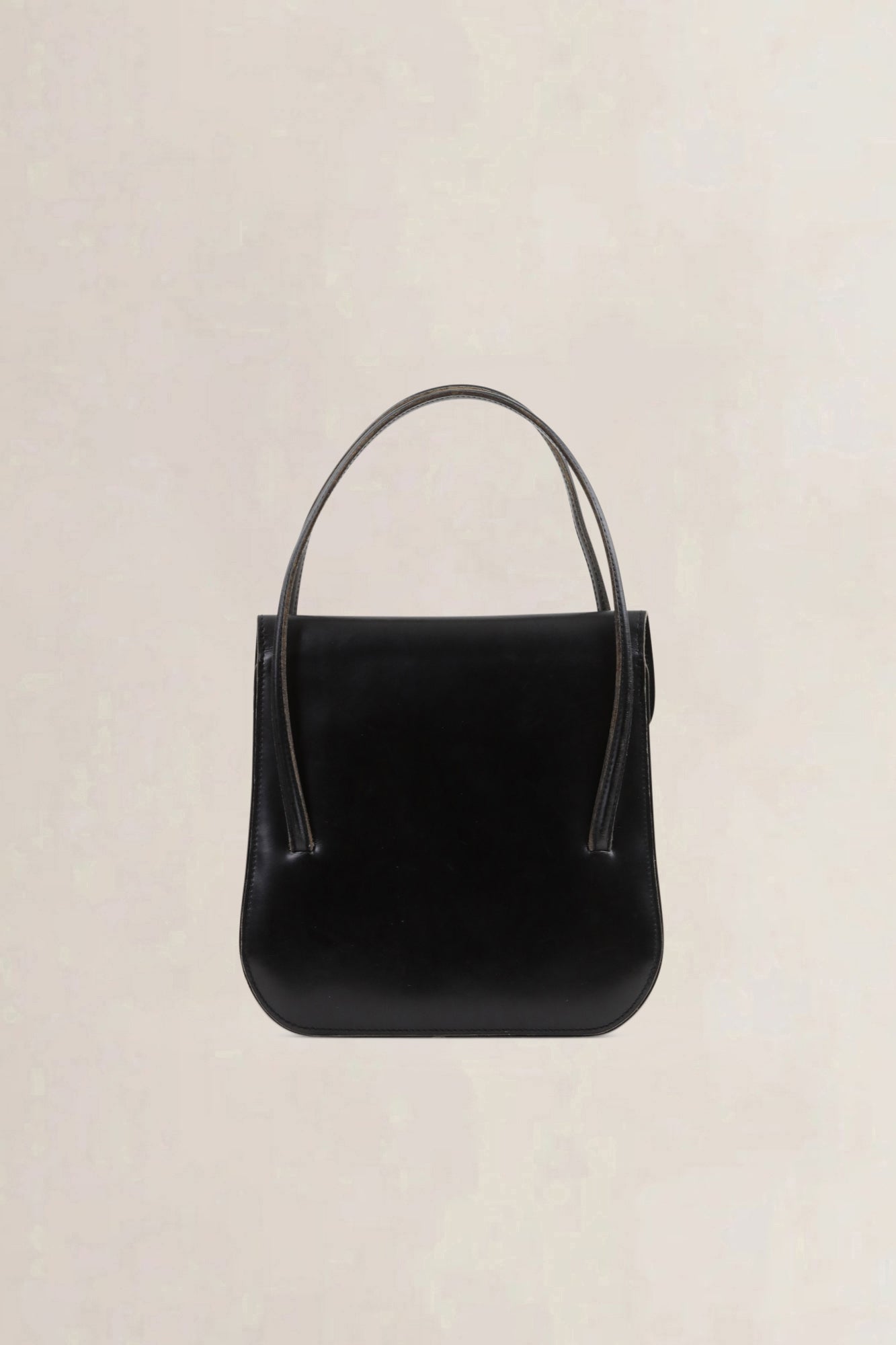 Delvaux Vintage Black Top Handle Bag