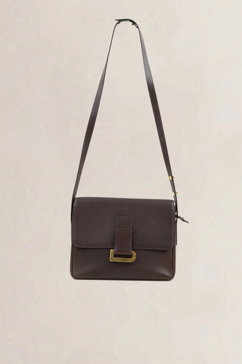 Delvaux Brown Poirier Crossbody Bag