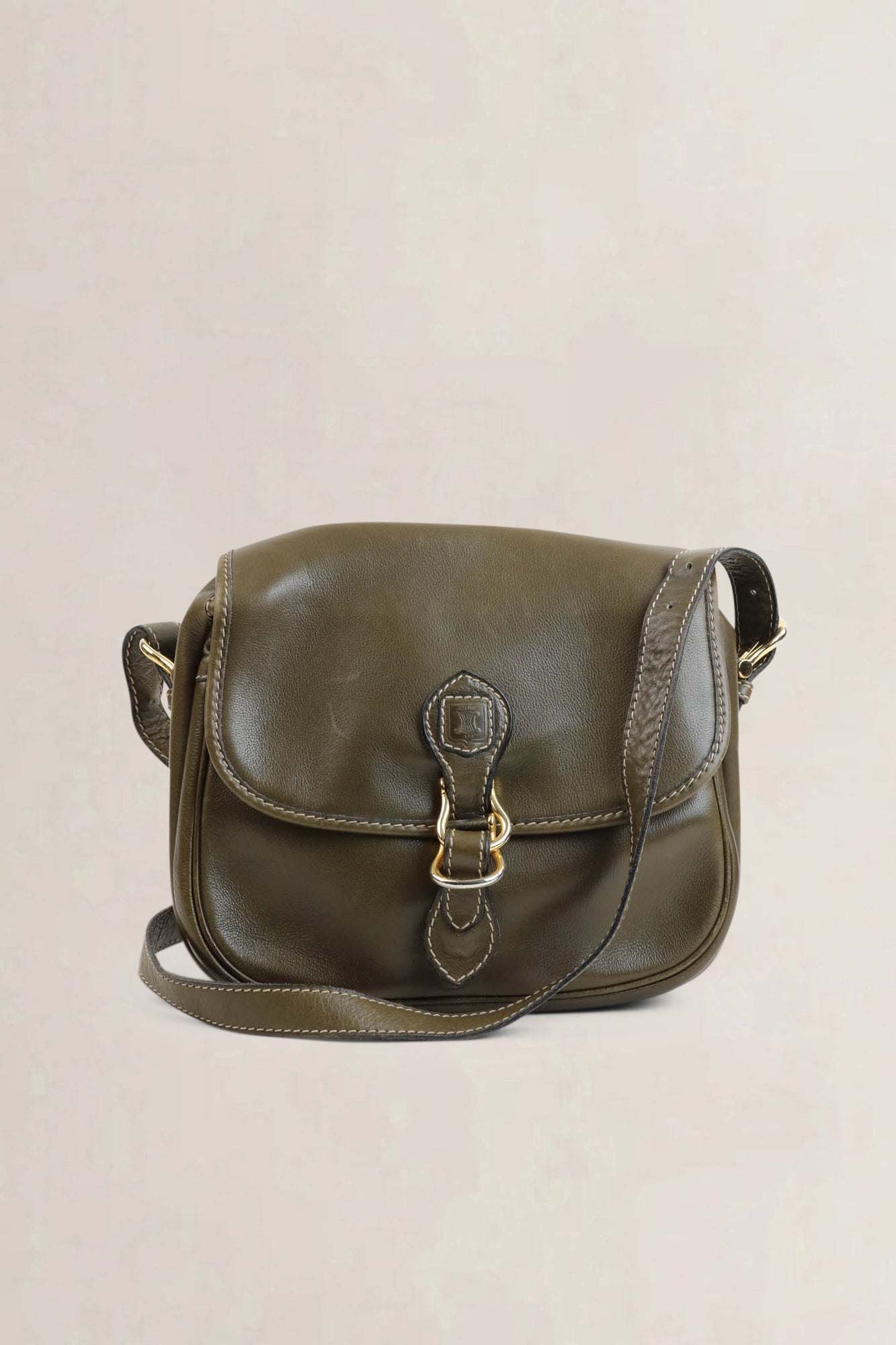 Céline Olive Green Crossbody Bag