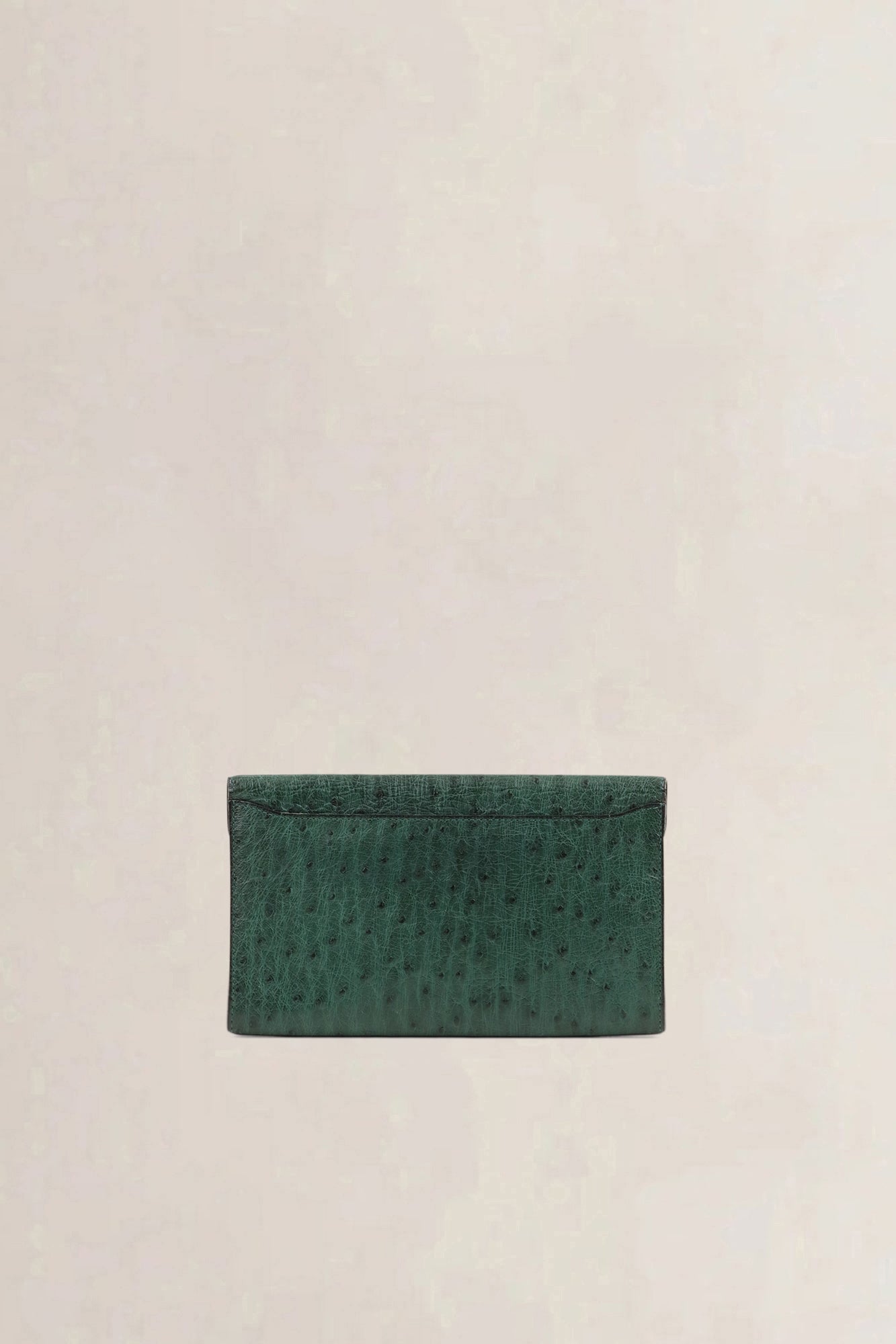 Delvaux Green Ostrich Wallet