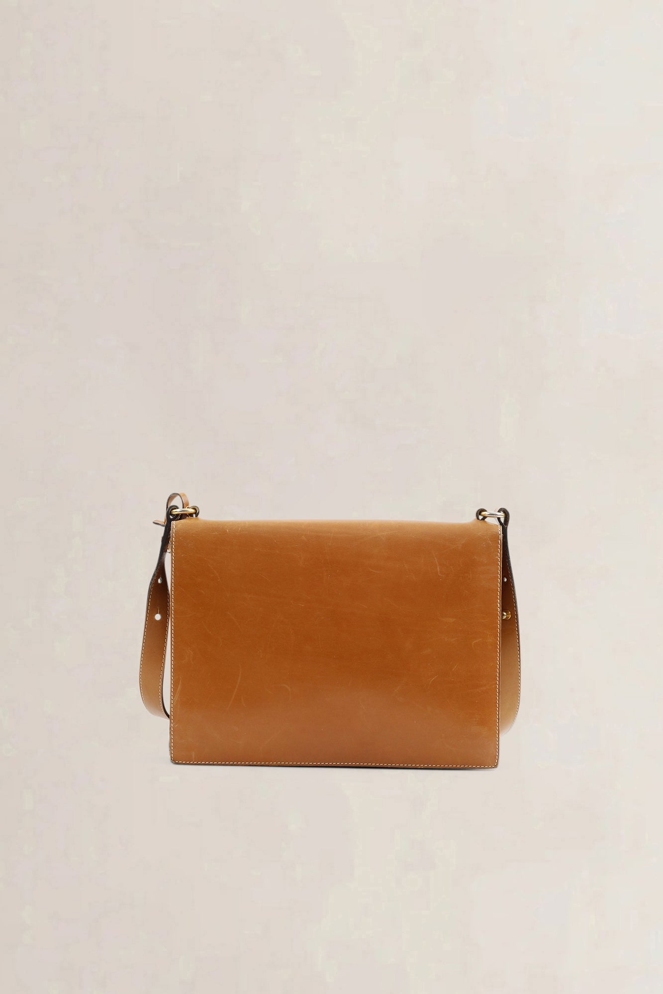 Delvaux Cognac Shoulder Bag