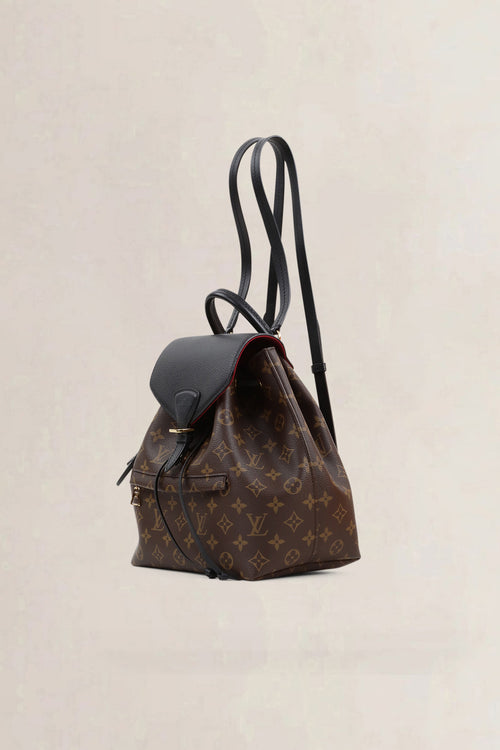 Louis Vuitton Black/Monogram Montsouris MM Backpack