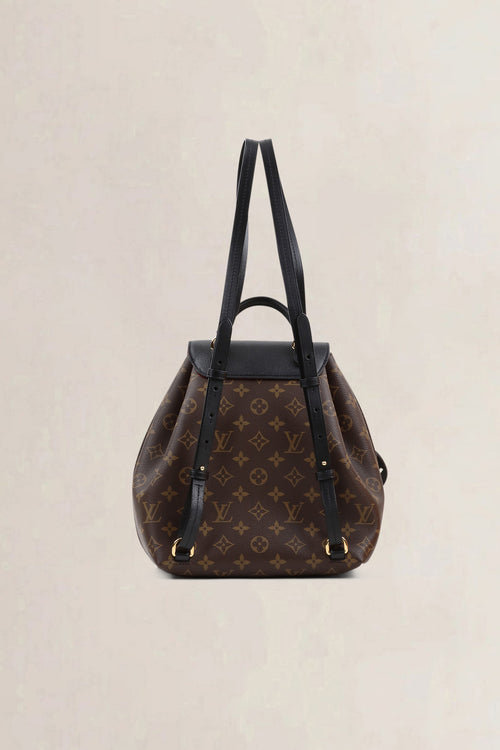 Louis Vuitton Black/Monogram Montsouris MM Backpack
