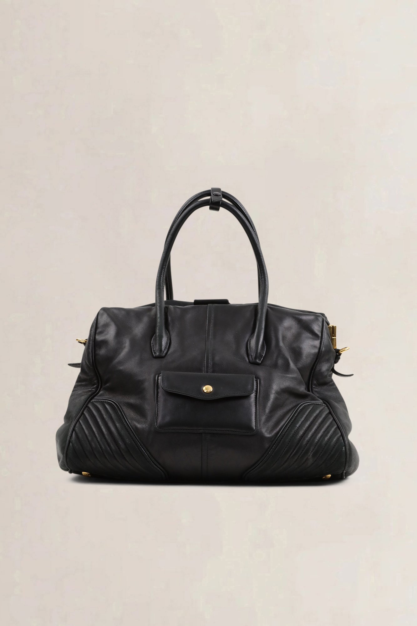 Miu Miu Black Leather — preloved