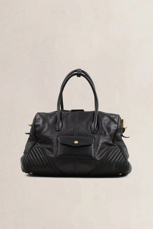 Miu Miu Black Leather Shoulder Bag